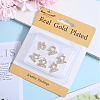 8Pcs Mother's Day Rack Plating Brass Charms KK-BBC0013-94-6