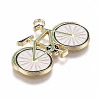 Light Gold Plated Alloy Jewelry Enamel Pendants LS-PALLOY-Z001-29B-3