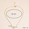 201 Stainless Steel Pendant Nacklaces AQ4914-4-3
