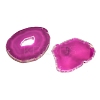Natural Agate Nuggets Slice Links Connector Charms G-E022-M08-2