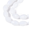 Opaque Solid Color Glass Beads Strands LS-GLAA-N071-01A-C01-3