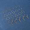 DIY Hexagon/TeardropOval/Triangle Brass Dangle Earring Jewelry Making Kits DIY-FS0007-62-9