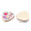 Printed Alloy Pendants ENAM-ZX002-36A-1