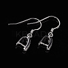 Anti-Tarnish Rhodium Plated 925 Sterling Silver Earring Hooks STER-I009-07P-3