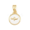 Brass Charms KK-E798-01M-G-1