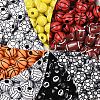 50Pcs Craft Style Acrylic Beads MACR-YW0003-85-2