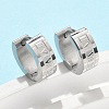 304 Stainless Steel Hoop Earrrings for Women EJEW-U066-03P-2
