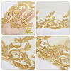 2 Yards Polyester Embroidery Flower Lace Trim DIY-WH0661-27D-3