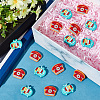 16Pcs 2 Style Television/Telephone Food Grade Silicone Focal Beads SIL-GO0001-16-4