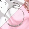 7Pcs 7 Colors Natural Gesmstone Beads Link Bracelets BJEW-JB11835-5