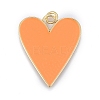 Brass Enamel Pendants KK-M205-13G-05-1