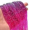 Transparent Painted Glass Beads Strands DGLA-A034-T3mm-A24-2