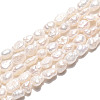 Natural Cultured Freshwater Pearl Beads Strands X-PEAR-N014-03H-01-2