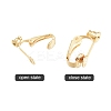 304 Stainless Steel Clip-on Earring Converters Findings STAS-O110-20G-6