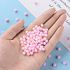 Opaque Acrylic Beads X-MACR-S370-C6mm-A01-5