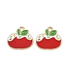 Christmas Themes Alloy Enamel Pendants ENAM-Z023-01G-03-1