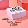 13Pcs 13 Styles Zinc Alloy Shoes Buckle Clips FIND-SZ0001-46P-3