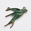 Tibetan Style Alloy Pendants PALLOY-F187-13ABG-1