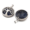 Natural Sodalite Pendants G-P350-D16-2