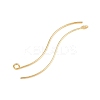 Brass Earring Findings KK-A274-17D-G-2