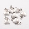Tibetan Style Alloy Charms Pendants X-TIBEP-A124433-AS-LF-1