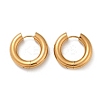 202 Stainless Steel Polishing Hoop Earrings EJEW-M106-02G-04-4