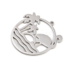 201 Stainless Steel Pendants STAS-I344-03P-2