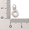 Initial Letter Brass with Cubic Zirconia Charms KK-Q814-26O-P-3