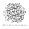 300Pcs 304 Stainless Steel Beads Cap STAS-UN0056-66-1