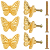 Butterfly Zinc Alloy Drawer Pull Handles FIND-WH20007-71G-6