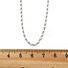 Brass Link Chain Necklaces for Women NJEW-D302-17P-5