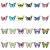 40Pcs Alloy Enamel Pendants ENAM-YW0005-25B-1