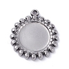 Non-Tarnish 304 Stainless Steel Pendant Cabochons Settings LS-STAS-P288-19P-1