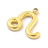 Real 18K Gold Plated PVD Vacuum Plating 304 Stainless Steel Pendants STAS-L278-002G-05-2