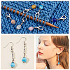 24Pcs 12 Colors Cat Eye Bead Pendant Stitch Marker HJEW-NB00010-5