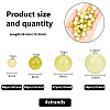 4 Strands 4 Styles Natural Lemon Jade Round Bead Strands G-GO0001-47-2