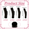 8Pcs 4 Styles Stainless Steel Bayonet Clasps STAS-DR0001-15EB-2