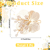 Alloy with Plastic Pearl Ornament Accessories FIND-WH20030-11A-G-2