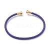 Braided Carbon Steel Wire Bracelet Making MAK-A017-B05-1