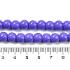 Painted Glass Bead Strands DGLA-S071-8mm-B41-2