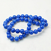 Natural Mashan Jade Round Beads Strands G-D263-12mm-XS08-2