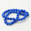 Natural Mashan Jade Round Beads Strands G-D263-12mm-XS08-2