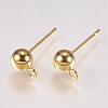 202 Stainless Steel Stud Earring Findings LS-STAS-G173-12G-5mm-1
