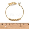 Butterfly Brass Micro Pave Clear Cubic Zirconia Cuff Bangles for Women LS-BJEW-B145-06G-2