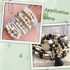 1000Pcs 2 Colors Opaque Acrylic Beads MACR-SP0001-81A-6