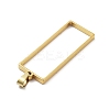 304 Stainless Steel Open Back Bezel Pendants STAS-Z091-05G-02-2