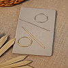 2Pcs 2 Colors Alloy Half-coiled Hairpin PHAR-LP0002-33-1