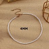 Plastic Imitation Pearl Round Beaded Necklaces for Women WGF0340-08-1
