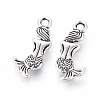 Tibetan Style Alloy Pendants X-TIBEP-Q063-125AS-NR-2