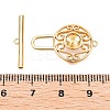 Brass Toggle Clasps KK-N254-141G-4